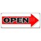 Signmission GIANT RIGHT OPEN ARROW BANNER SIGN turn here sale follow directions B-Giant Right Open Arrow - alternate 1